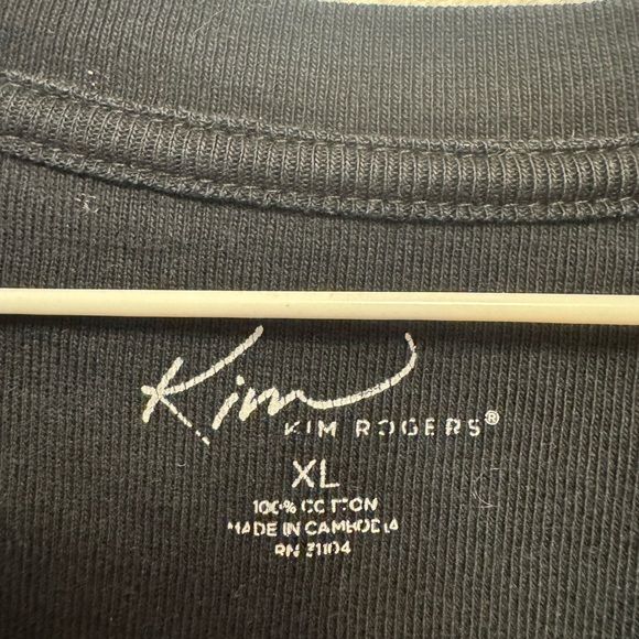 Kim Rogers Classic Black Knit Top - Picture 2 of 3